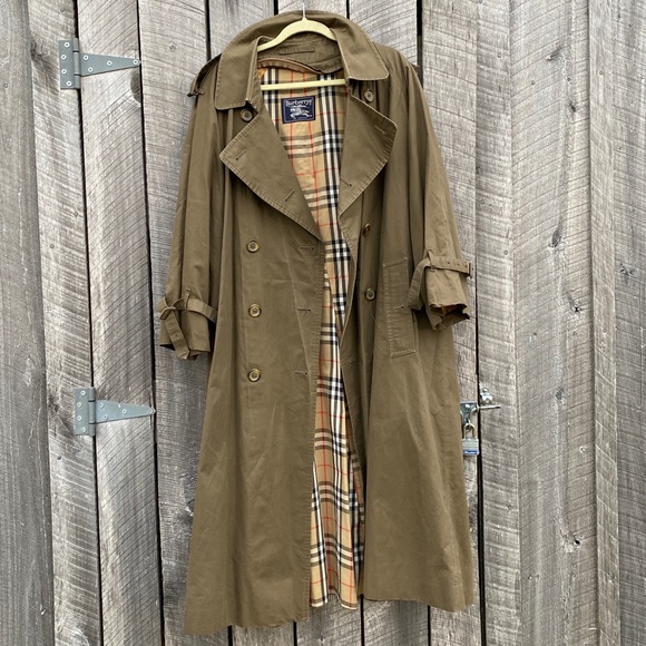 Burberry olive trench coat Clearance
